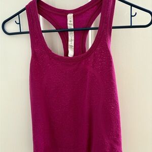 Lululemon Magenta Racerback Top